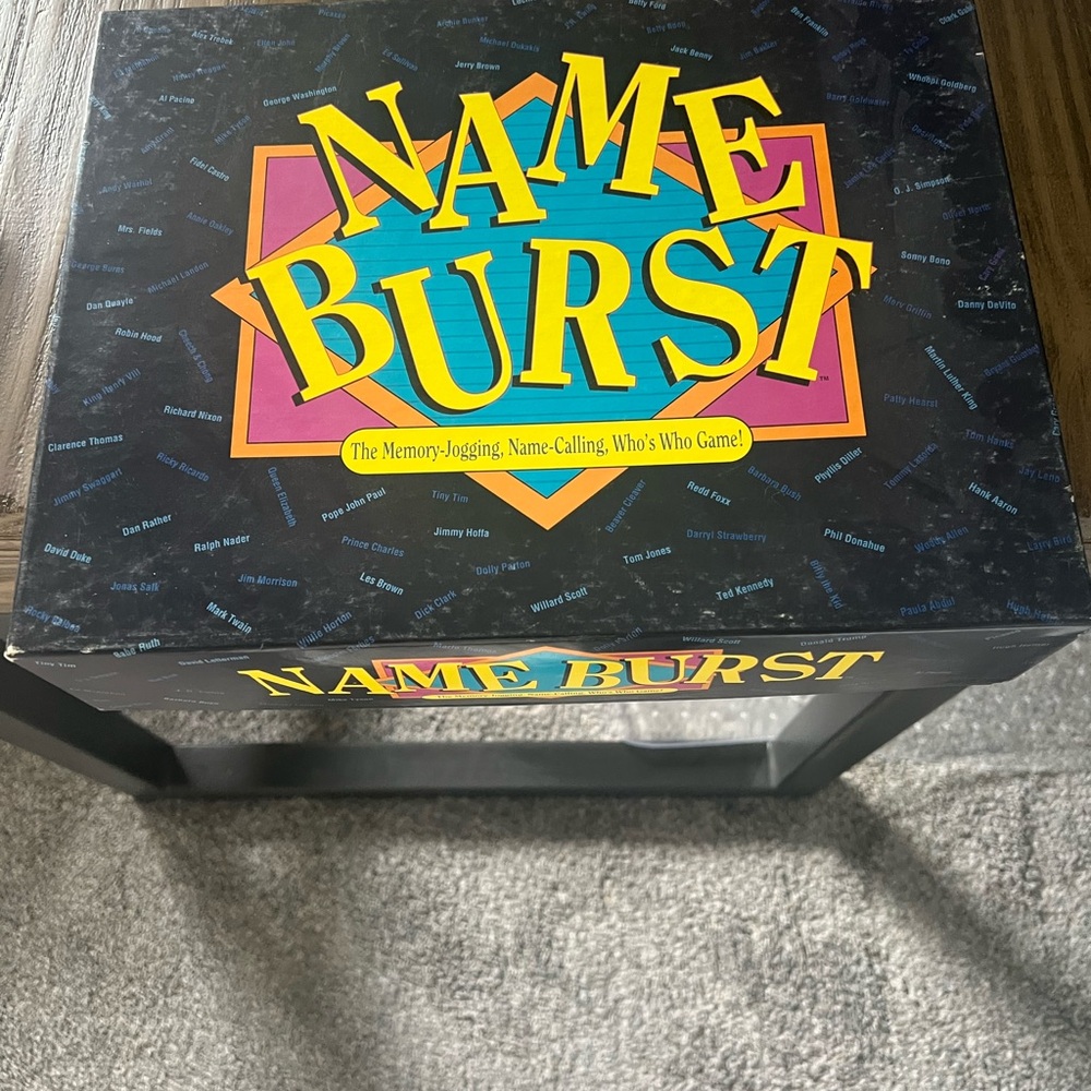 Name Burst Board Game